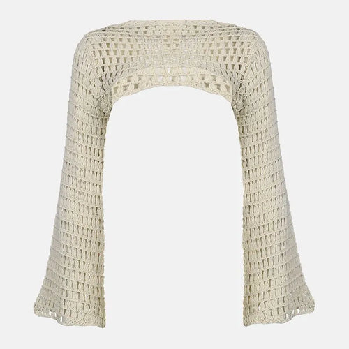 Liva - Crochet Cover-Up with Bell Sleeves