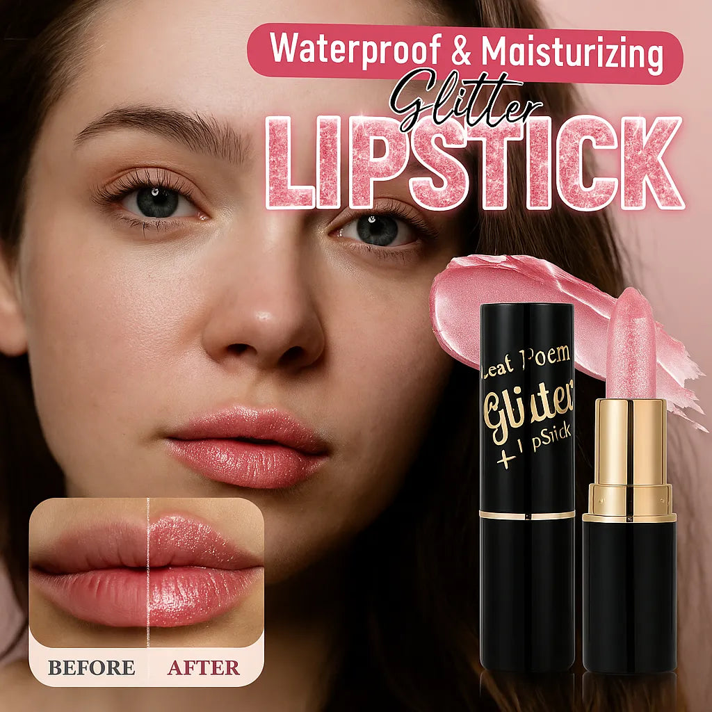 Velvet Glow - Waterproof and Moisturizing Glitter Lipstick