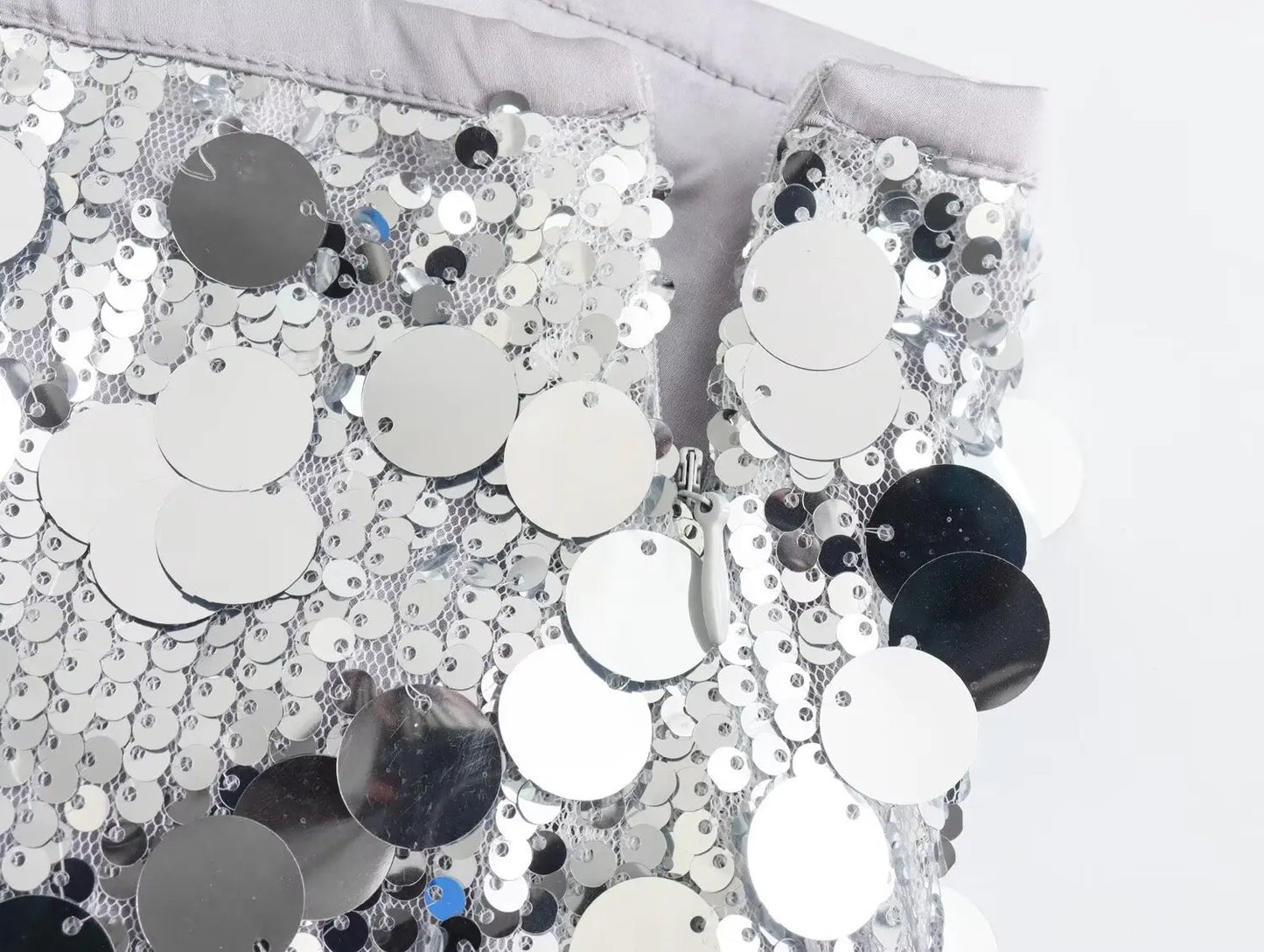 Velora - Glimmer Sequin Mini Skirt