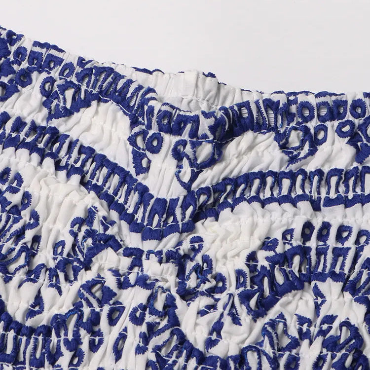 Lurana - Smocked Tiered Ruffle Dress