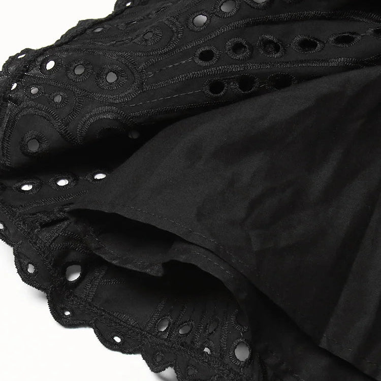 Liora – Strapless Smocked Dress with Ruffled Tiered Skirt