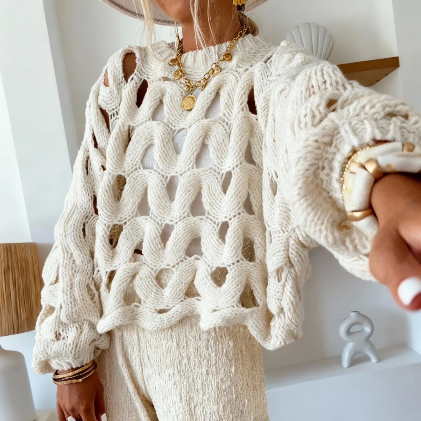 Sophie - Women's Crochet Sweater