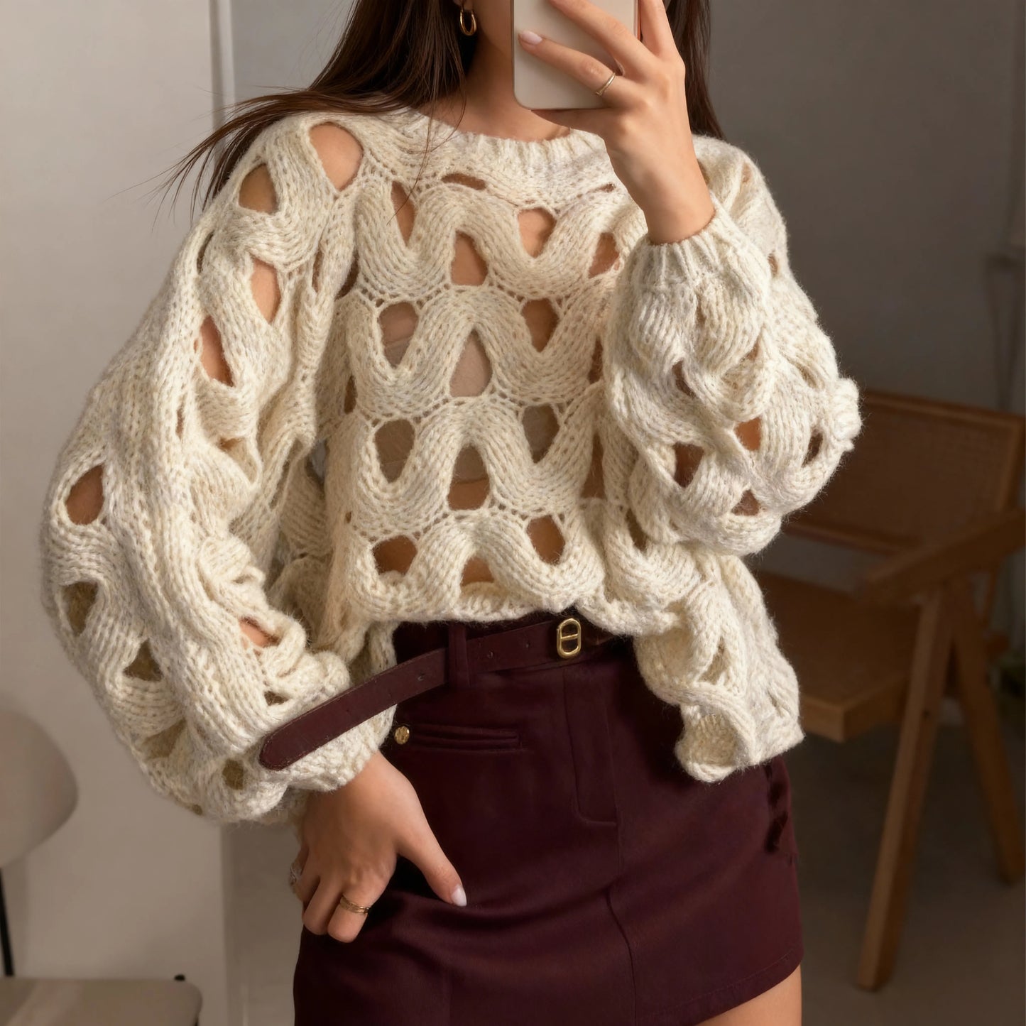 Sophie - Women's Crochet Sweater