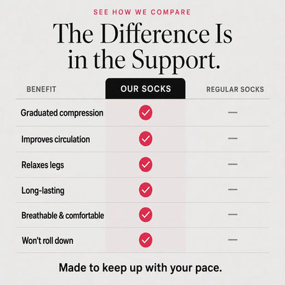 Black and Pink Compression Socks