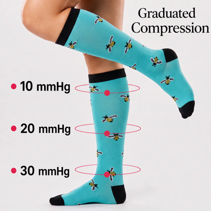 Blue Bee Compression Socks