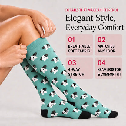 Blue Dog Compression Socks