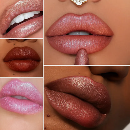 Velvet Glow - Waterproof and Moisturizing Glitter Lipstick
