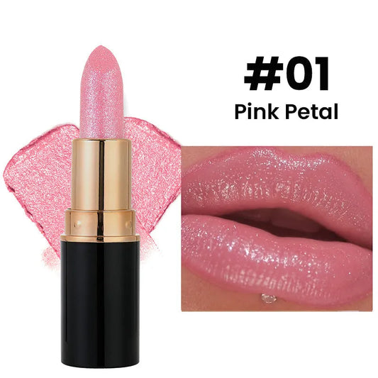 Velvet Glow - Waterproof and Moisturizing Glitter Lipstick