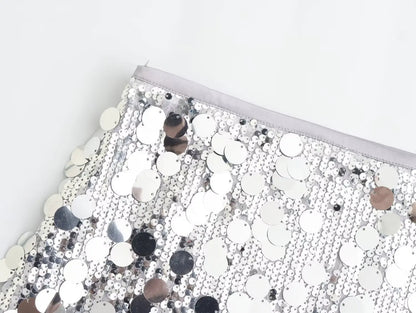 Velora - Glimmer Sequin Mini Skirt