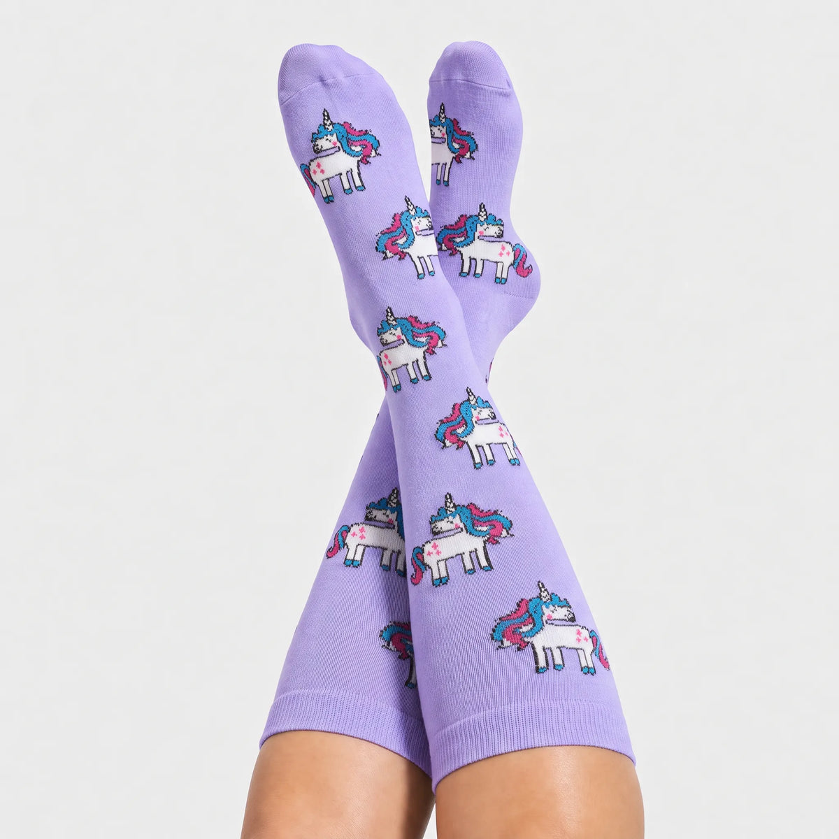 Purple Unicorn Compression Socks